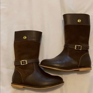 Brown leather riding boots 10